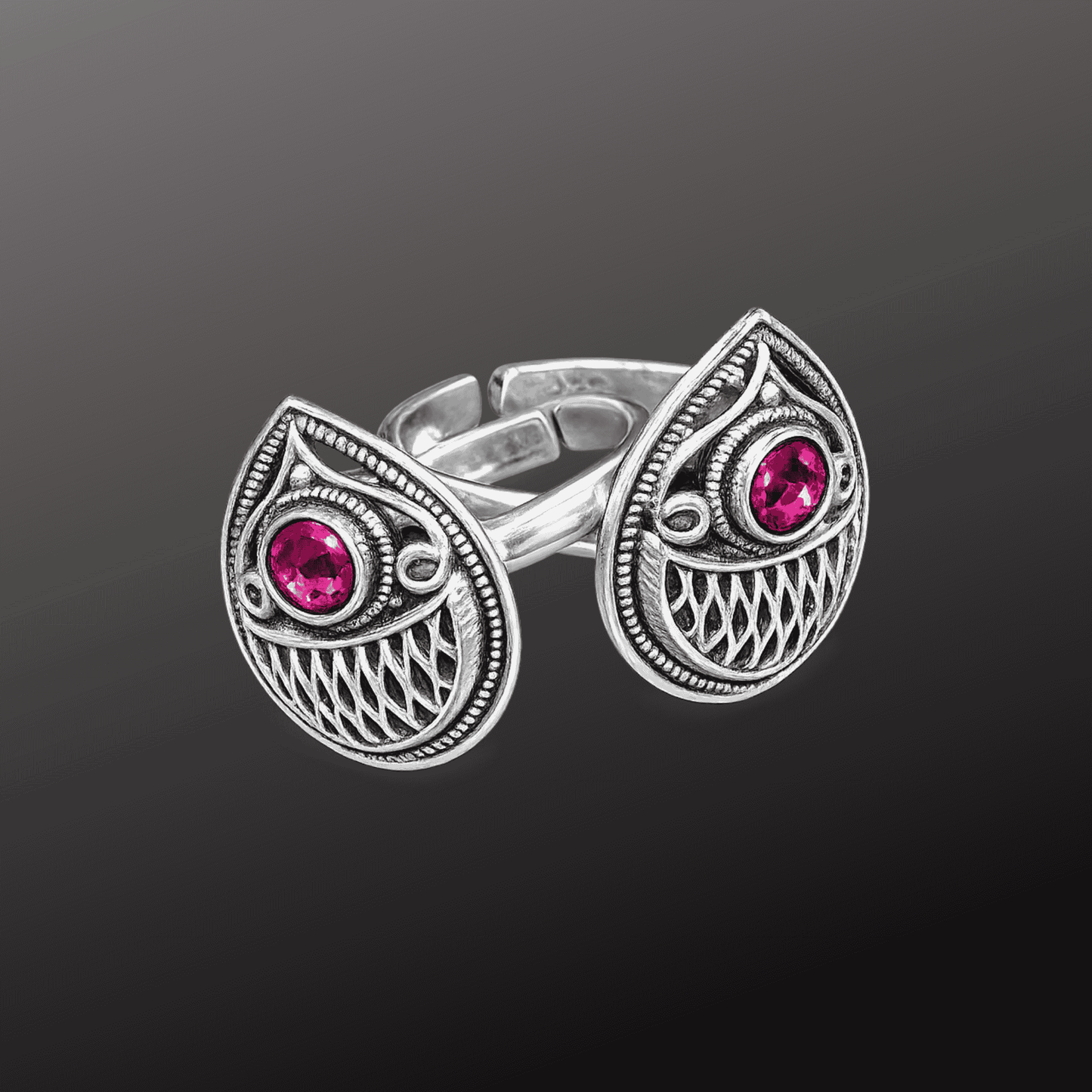 Drop 925 Silver adj. Toe Rings