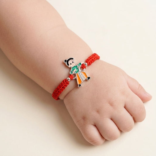 Silver Kids Cartoon Rakhi